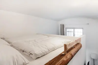 Ein Bett oder Betten in einem Zimmer der Unterkunft Klein, aber fein in zentraler Ruhelage