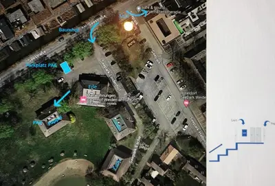 Die Umgebung um die Ferienwohnung