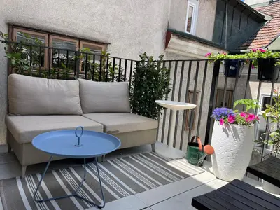 Ein Balkon oder eine Terrasse in der Unterkunft Luxury Stay Vienna