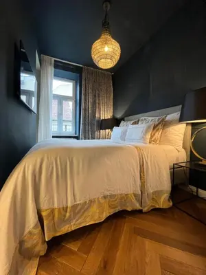 Ein Bett oder Betten in einem Zimmer der Unterkunft Luxury Stay Vienna