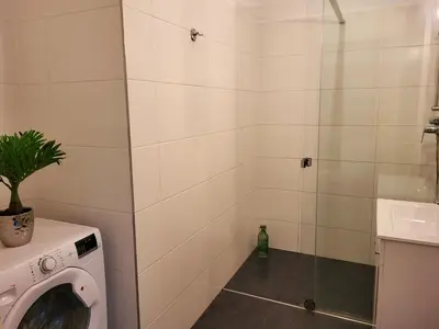 Ein Badezimmer in der Unterkunft Apartment Schweglerstrasse - near Stadthalle