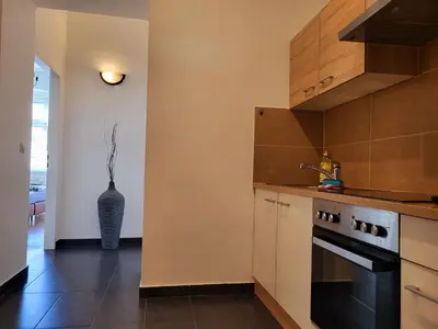Küche/Küchenzeile in der Unterkunft Apartment Schweglerstrasse - near Stadthalle