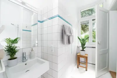 Ein Badezimmer in der Unterkunft Edelhof Design Apartment