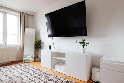 TV/Unterhaltungsangebot in der Unterkunft Cozy Apartment near Center