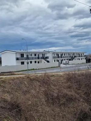 Das Gebäude in dem sich die Ferienwohnung befindet