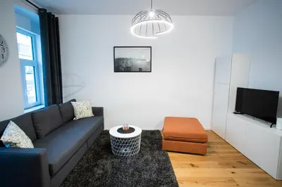 TV/Unterhaltungsangebot in der Unterkunft STILVOLLES APARTMENT