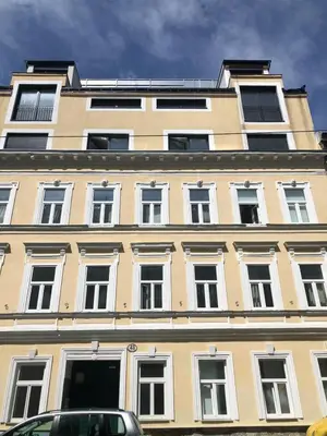 Das Gebäude in dem sich die Ferienwohnung befindet