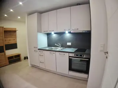 Küche/Küchenzeile in der Unterkunft Stressless City Apartment Vienna