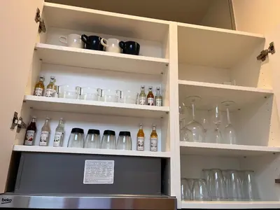 Küche/Küchenzeile in der Unterkunft Apartment Vienna 11
