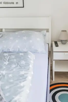Ein Bett oder Betten in einem Zimmer der Unterkunft Stylish and well located apartment near Belvedere