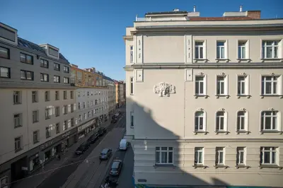 Das Gebäude in dem sich die Ferienwohnung befindet