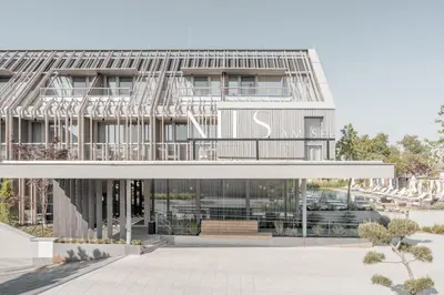 Das Gebäude in dem sich das Hotel befindet