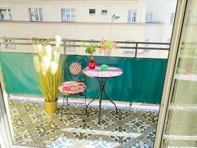 Ein Balkon oder eine Terrasse in der Unterkunft Royal Apartment