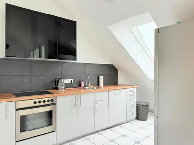 Küche/Küchenzeile in der Unterkunft Dachterrasse für 4 Personen