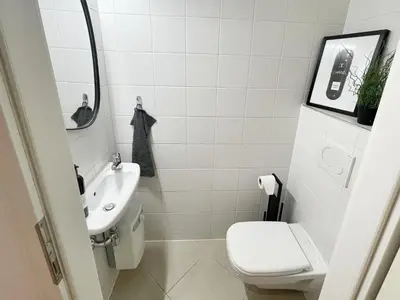 Ein Badezimmer in der Unterkunft Loft2Be, Vienna City Loft for 8