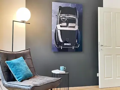 Ein Sitzbereich in der Unterkunft Loft2Be, Vienna City Loft for 8