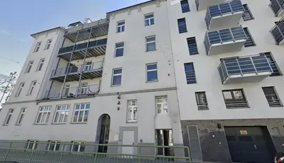Das Gebäude in dem sich die Ferienwohnung befindet