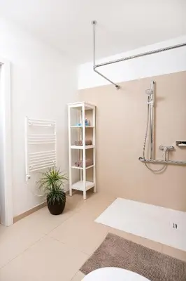 Ein Badezimmer in der Unterkunft Augarten Apartments