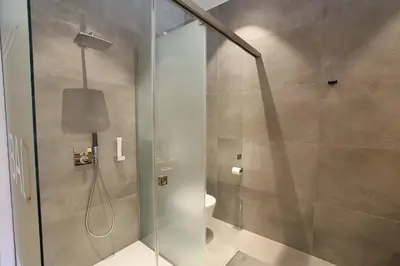 Ein Badezimmer in der Unterkunft Schlafgut FAM Steurer