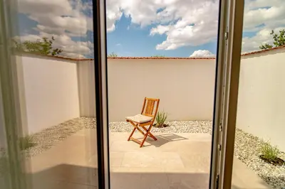 Ein Balkon oder eine Terrasse in der Unterkunft DASWEINBERG contactless check-in