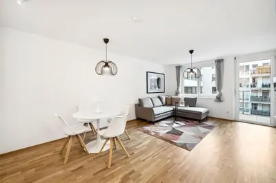 Ein Sitzbereich in der Unterkunft Design Apartments in Favoriten Vienna