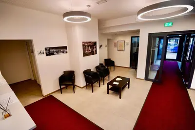 Ein Sitzbereich in der Unterkunft DM & S Apartment