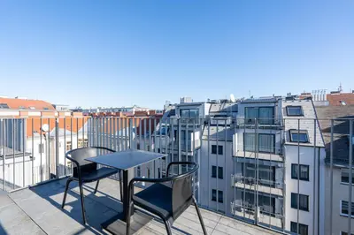 Ein Balkon oder eine Terrasse in der Unterkunft Shortstay Apartments
