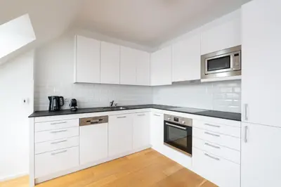 Küche/Küchenzeile in der Unterkunft Shortstay Apartments