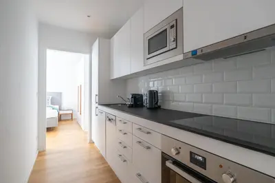 Küche/Küchenzeile in der Unterkunft Shortstay Apartments