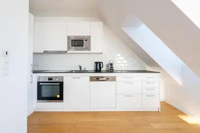 Küche/Küchenzeile in der Unterkunft Shortstay Apartments