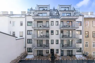 Das Gebäude in dem sich die Ferienwohnung befindet