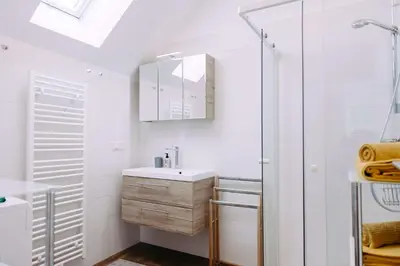 Ein Badezimmer in der Unterkunft Weingut Guttmann - Apartment Schwalbennester