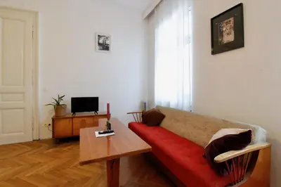 TV/Unterhaltungsangebot in der Unterkunft BRIGHT ELEGANT FLAT in Center
