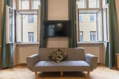 Grundriss der Unterkunft Spacious 4-Bedroom Shared Flat in the Heart of Vienna