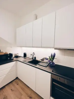 Küche/Küchenzeile in der Unterkunft Beatrix Home Vienna Luxury Stay