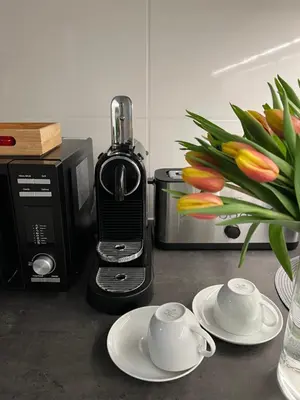 Kaffee-/Teezubehör in der Unterkunft Beatrix Home Vienna Luxury Stay
