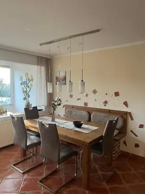 Ein Sitzbereich in der Unterkunft Haus Karner