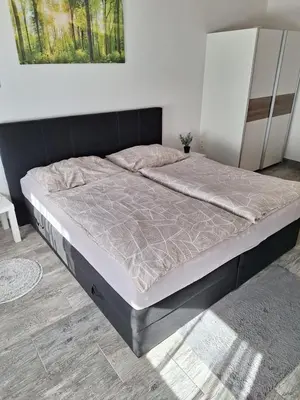 Ein Bett oder Betten in einem Zimmer der Unterkunft Biohof Egrieder