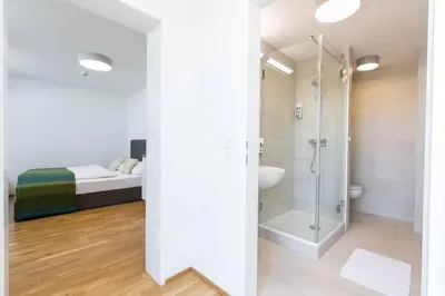 Ein Badezimmer in der Unterkunft Smart Apart Living - Wien HBF
