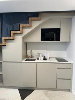 Küche/Küchenzeile in der Unterkunft Fesh Lofts