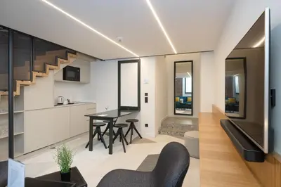 TV/Unterhaltungsangebot in der Unterkunft Fesh Lofts