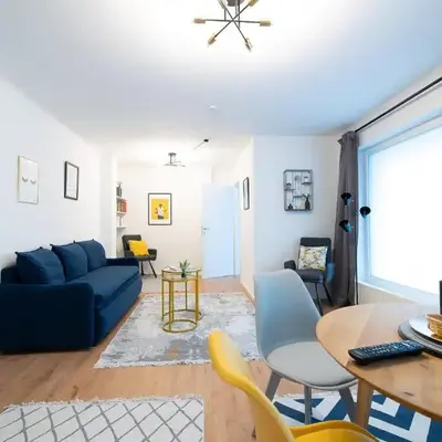 Design city apartment with free parking near Stadthalle