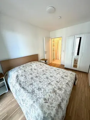 Ein Bett oder Betten in einem Zimmer der Unterkunft FORSTHAUS 29 FREE GARAGE