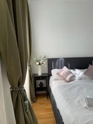 Ein Bett oder Betten in einem Zimmer der Unterkunft Vienna city apartment 2