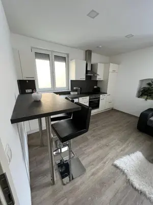 Küche/Küchenzeile in der Unterkunft Appartement beim Schloss