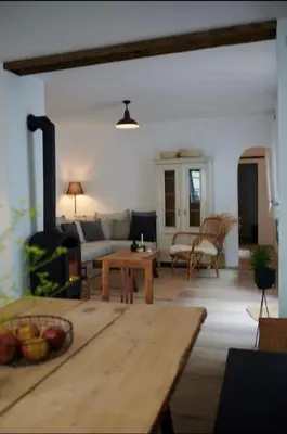 Ein Sitzbereich in der Unterkunft Streckhof Stiefelgasse 3