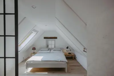 Ein Bett oder Betten in einem Zimmer der Unterkunft Streckhof Stiefelgasse 3