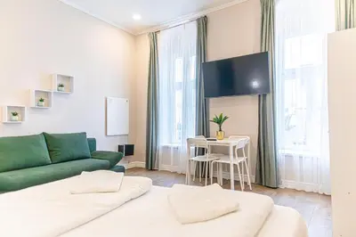 TV/Unterhaltungsangebot in der Unterkunft Stylish Apartment Wiener Stadthalle