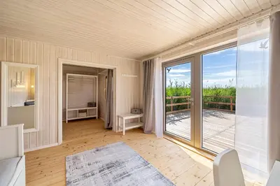 Ein Bett oder Betten in einem Zimmer der Unterkunft Seehaus Romantik