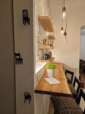 Küche/Küchenzeile in der Unterkunft 4 seasons apartment
